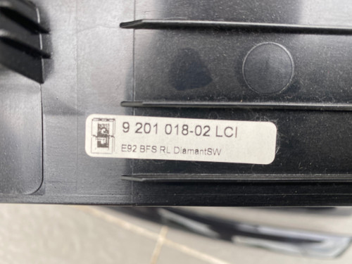 BMW E90 USED BLACK INTERIOR TRIM SET 9 201 018 - 02 LCI