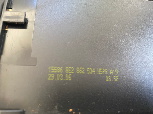 AUDI A4 B6 B7 USED CUP HOLDER 8E2 862 534