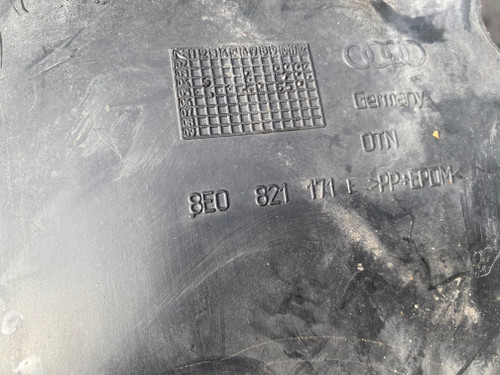 AUDI A4 B7 USED LHF INNER GUARD LINER 8E0 821 171 E