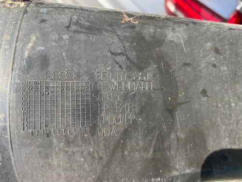 AUDI A4 B7 TDI USED AIR INTAKE DUCT 8E0 177 335 K