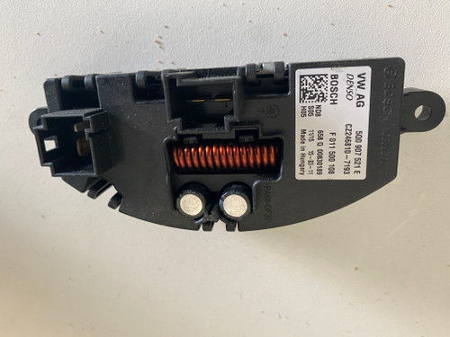 VW GOLF MK7 USED HEATER FAN RESISTOR 5Q0 907 521 E