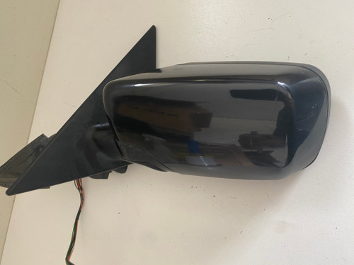 BMW E46 SEDAN EARLY FOLDING 9 WIRE TYPE LH DOOR MIRROR IN BLACK 