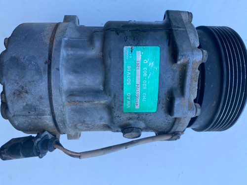 VW CADDY 1.9 TDI BLS T5 TRANSPORTER BRS USED AC COMPRESSOR 7H0 820 803 D