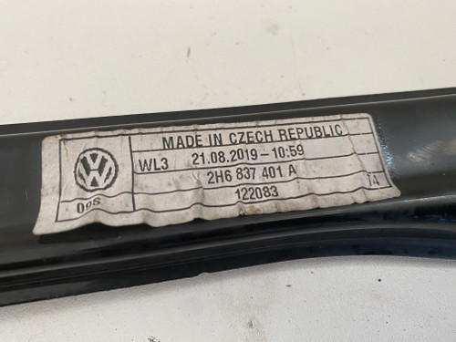 VW AMAROK V6 2019 USED LHF WINDOW REGULATOR 2H6 837 401 A
