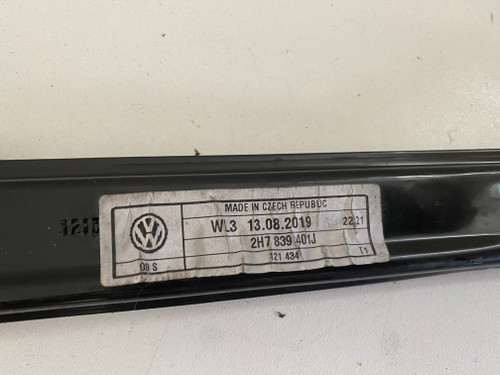 VW AMAROK V6 2019 USED LHR WINDOW REGULATOR 2H7 839 401 J