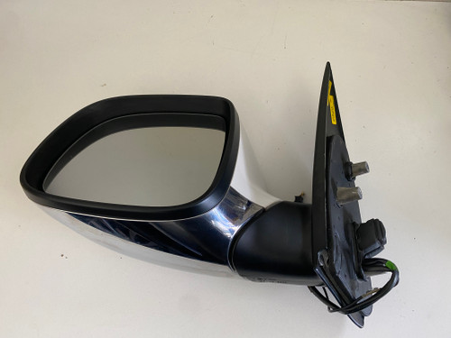 VW AMAROK 2016-2021 USED LH DOOR MIRROR IN WHITE B9A PAINT CODE 2H2857501DFR7H 