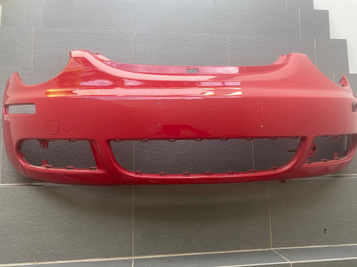 VW BEETLE 2005-2010 USED FRONT BUMPER COVER IN RED 1C0 807 221 P