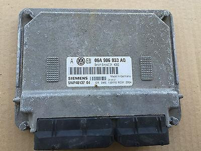 VW GOLF MK4 1.6L AVU ENGINE CODE USED ENGINE COMPUTER 06A 906 033 AQ