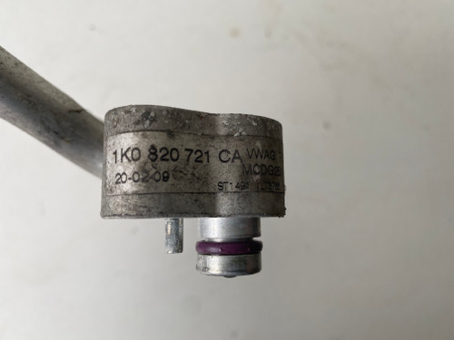 VW GOLF MK6 USED AC HOSE COMPRESSOR TO CONDENSOR 1K0 820 721 CA