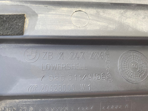 BMW X5 E53 USED TAILGATE SPOILER IN SILVER 3 247 678