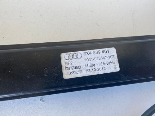 AUDI A1 5 DOOR USED LHR WINDOW REGULATOR 8X4 839 461