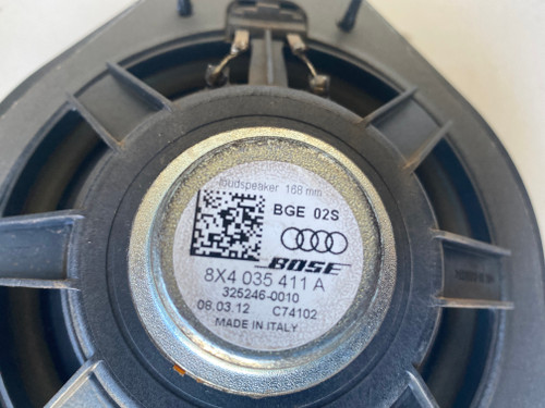 AUDI A1 USED REAR DOOR SPEEKER 168 MM  BOSE BGE02S  8X4 035  411 A