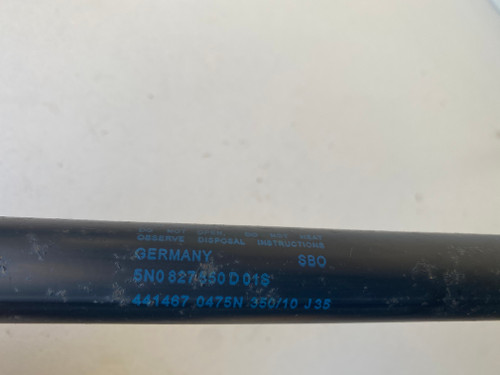 VW TIGUAN USED TAILGATE SHOCKS 5N0 827 550 D