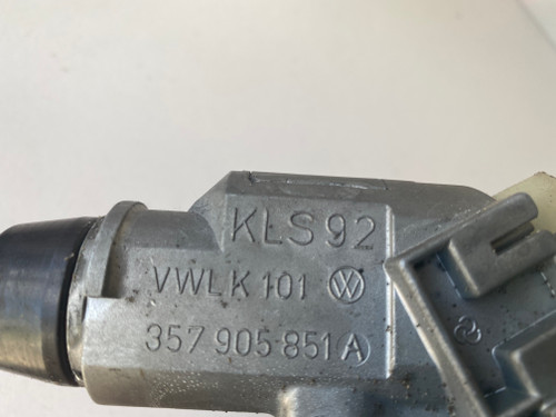 VW GOLF MK3 POLO USED IGNITION BARREL AND KEY 357 905 851 A