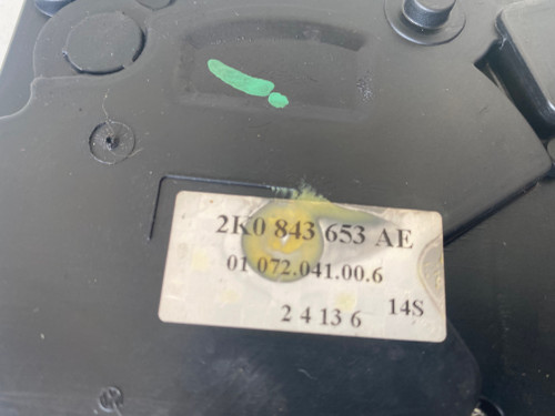 VW CADDY  2005-2014 USED LH SLIDING DOOR LOCK ACTUATOR 2K0 843 653 AE