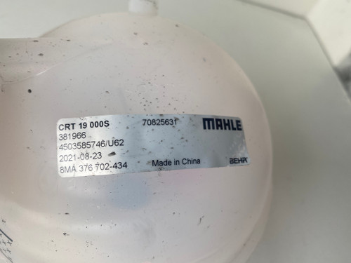 VOLKSWAGEN GOLF MK5 MK6 2005-2010 USED RADIATOR OVER FLOW BOTTLE 1K0 121 407 A  MAHLE BRAND
