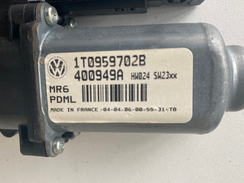 VW CADDY 2005-2010 USED LHF WINDOW MOTOR 1K0 959 792 G  1T0959702B 