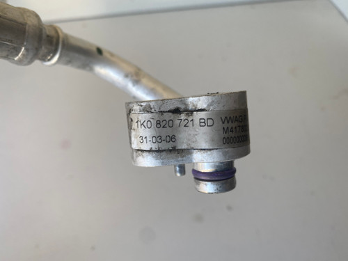 VW CADDY 1.9 TDI BLS USED AC HOSE COMPRESSOR TO THE AC CONDENSOR 1K0 820  721 BD