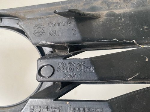 VW GOLF MK6 USED LH LOWER BAR GRILLE FOGLIGHT TYPE 5K0 853 665 
