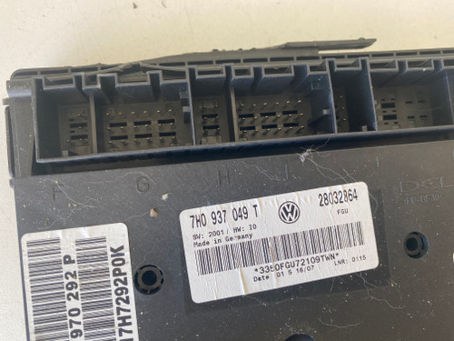 VW TRANSPORTER T5 EARLY 1.9 2005-2008 USED BODY CONTROL MODULE 7H0  937 049 T