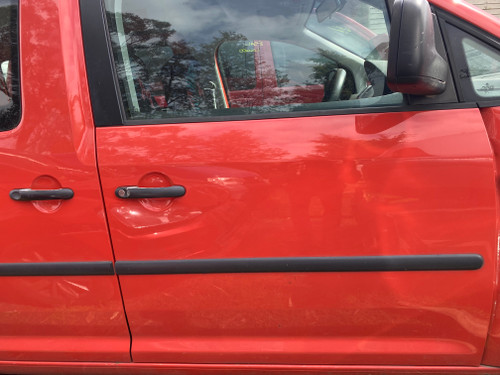 VW CADDY LIFE USED RHF DOOR SHELL  IN SUDOWN ORANGE B2A CODE