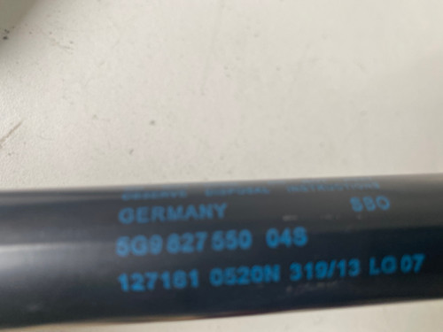 VW GOLF MK7 WAGON USED TAILGATE SHOCKS 5G9 827 650