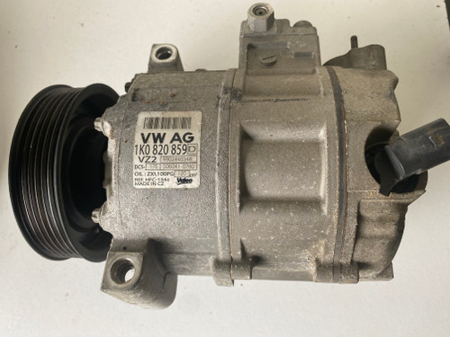 VW GOLF CADDY TDI USED AC COMPRESSOR 1KO 820 859 D