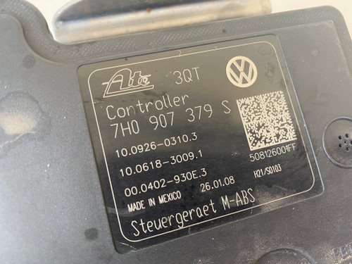 VW TRANSPORTER T5 USED ABS PUMP 7H0 614 117 A   7H0 907 379 S