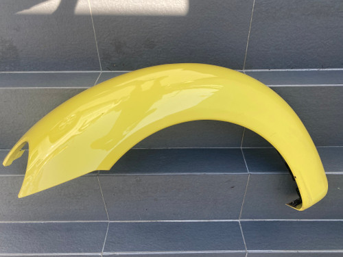VOLKSWAGEN BEETLE 1998-2005 USED LHF GUARD IN YELLOW B1B PAINT CODE 