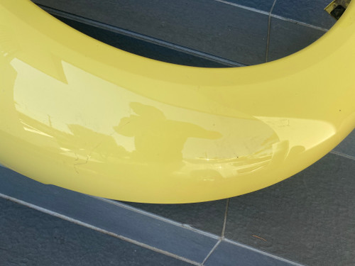 VW BEETLE EARLY USED RHF GUARD IN YELLOW B1B PAINT CODE 