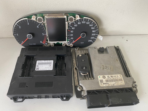 VW AMAROK 2L TDI MANUAL CDC ENGINE USED IMOBILISER SET 03L 906 019 FA