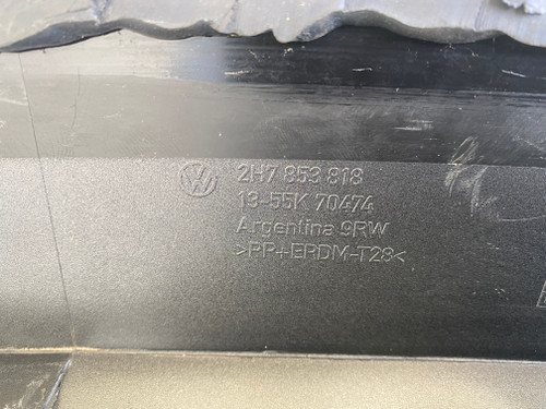 VW AMAROK 2010-2014 USED RHR FLARE  IN NATURAL GREY H7W 2H7 853 818 