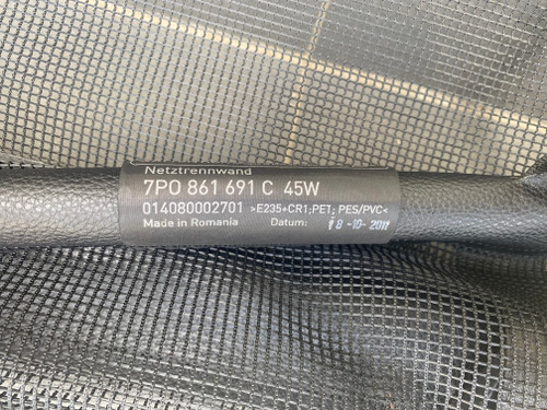 VW TOUAREG 7P USED CARGO BARRIER NET 7P0 861 691 C 45W