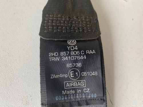 VW AMAROK USED RHF SEAT BELT 2H0 857 806 C RAA