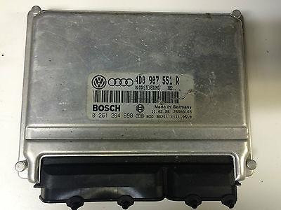 AUDI A4 B5 V6 2.8L USED ECU ENGINE COMPUTER BOX 4D0 907 551 R