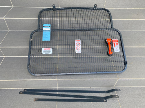 VW GOLF MK6 WAGON USED STEEL CARGO BARRIER AUTOSAFE PART NUMBER CBVWGDP