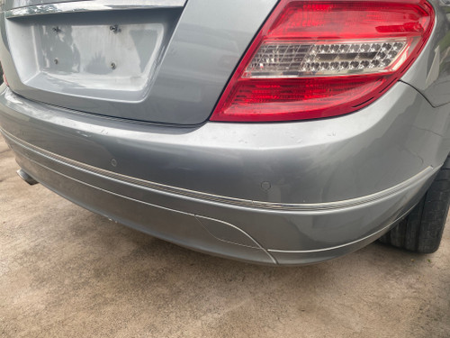 MERCEDES W 204 SEDAN 2007-2011 USED REAR BUMPER   IN GREY COLOUR 