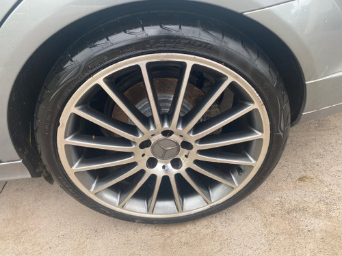 MERCEDES W 204 USED 19 INCH MAG WHEELS AND TYRES 