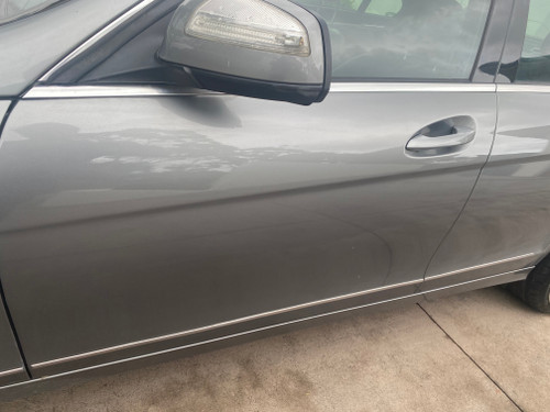MERCEDES W 204 SEDAN 2007-2011 USED LHF DOOR SHELL IN GREY COLOUR
