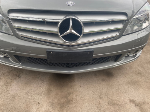 MERCEDES W 204 SEDAN USED FRONT BUMPER BAR  IN GREY COLOUR 