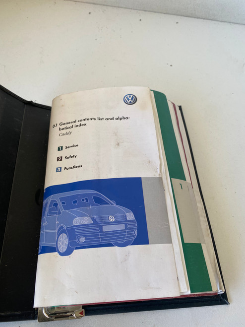 VW CADDY 1.6L  MANUAL USED LOG BOOKS BSE FZT
