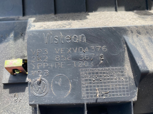 VW CADDY 2K USED RH LOWER STEERING COVER WITH FUSE COVER 2K2 858 367 E