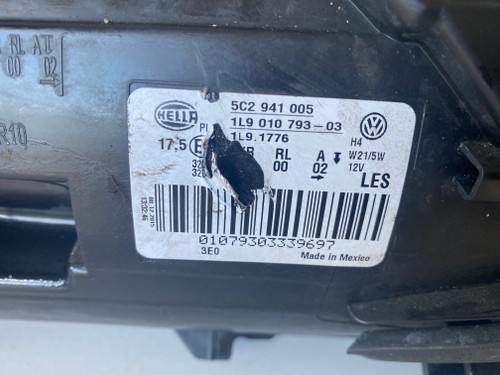 VW BEETLE A5 2012-2016 USED LH HEADLIGHT 5C2 941 005