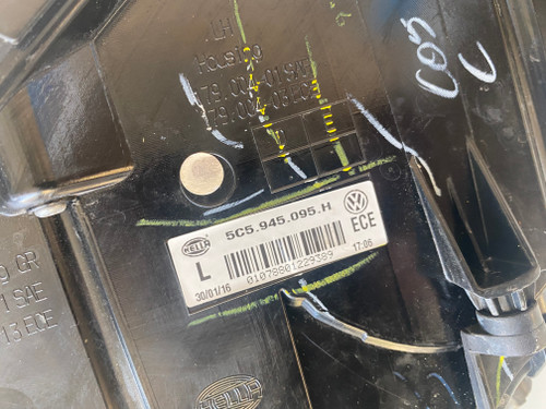 VW BEETLE  2012-2016 USED LH TAIL LIGHT 5C5 945 095 H