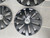 VW POLO 6R USED SET OF 4 BLACK HUB CAPS 6R0 601 147 C