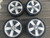 VW POLO USED 17 INCH MAG WHEELS AND TYRES 6R0 601 025 A