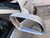AUDI A3 8P LATE USED RH DOOR MIRROR IN SILVER X7W PAINT CODE
