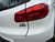 VW TIGUAN USED REAR BAR COVER IN WHITE C9A PAINT CODE