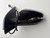 VW GOLF MK6 CONVERTIBLE USED LH DOOR MIRROR IN BLACK C9X PAINT CODE