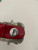 VW BEETLE USED RHF OUTER DOOR HANDLE  WITH CARRIER IN RED 1C0 837 885